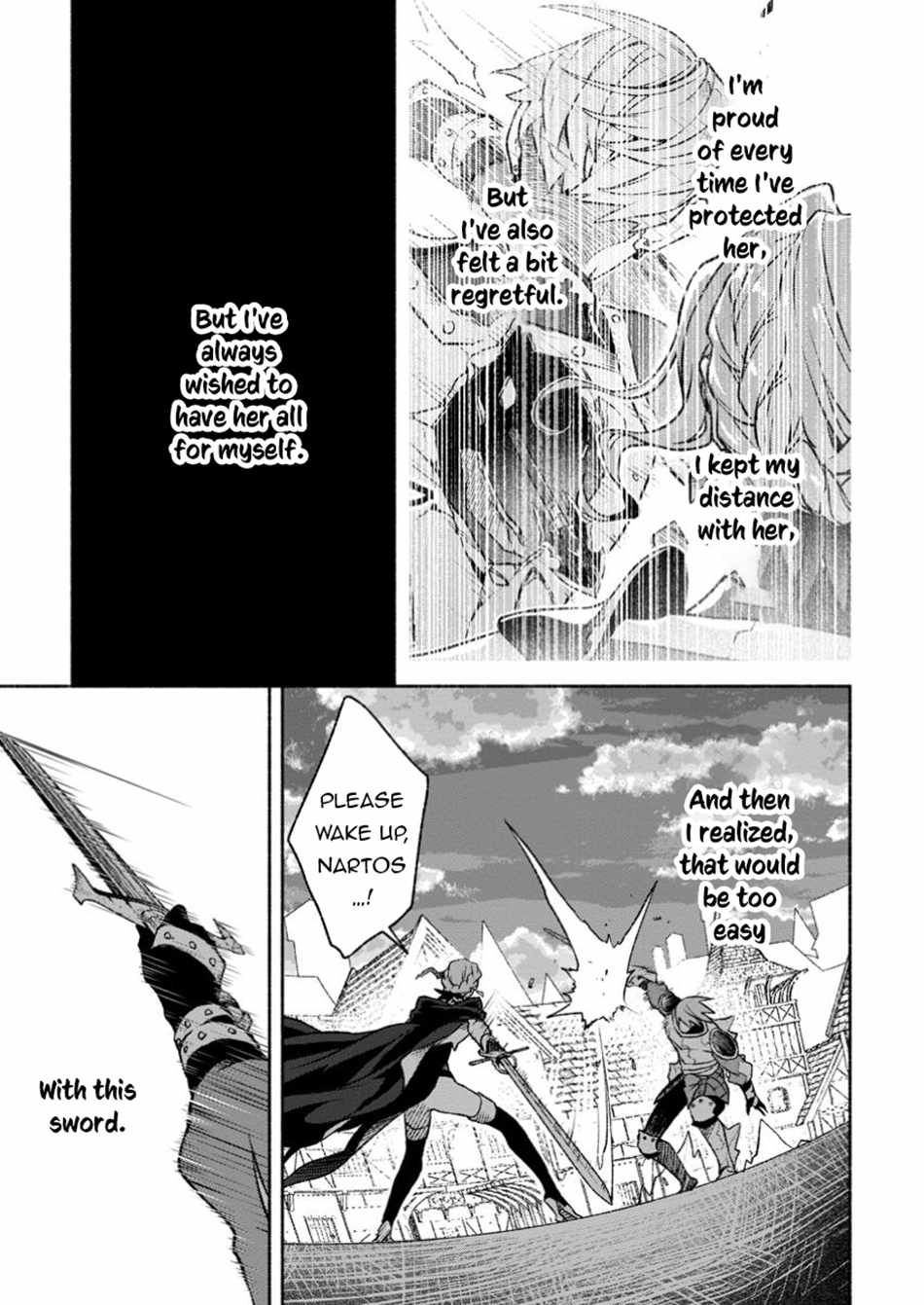 Sono Monban, Saikyou Nitsuki: Tsuihou Sareta Bougyo Ryoku 9999 no Senshi, Ou Miyako no Monban Toshite Musou Suru Chapter 33.1 4